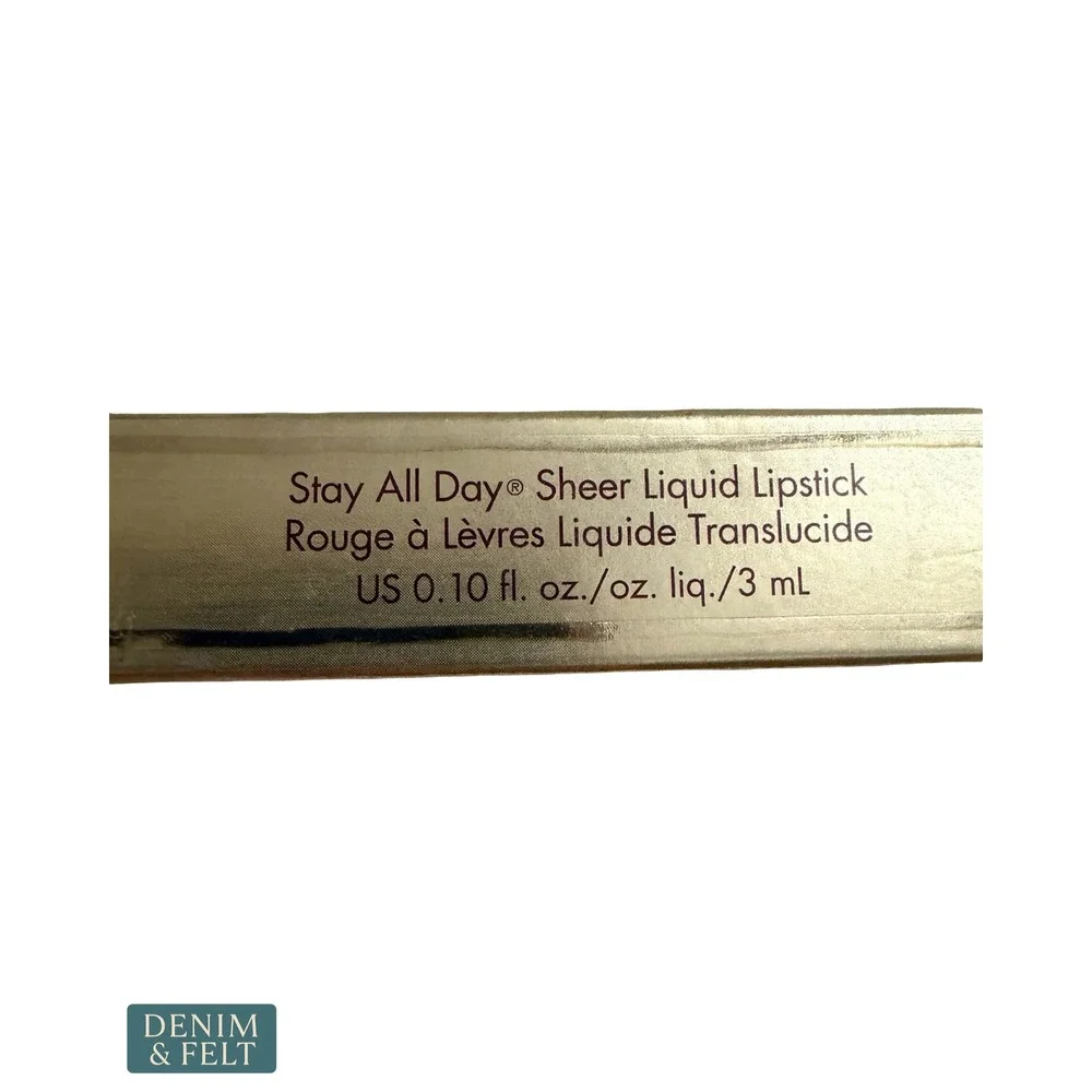 NEW Stila Stay All Day Sheer Liquid Lipstick Sheer Angelica 0.10 oz Pink Nude